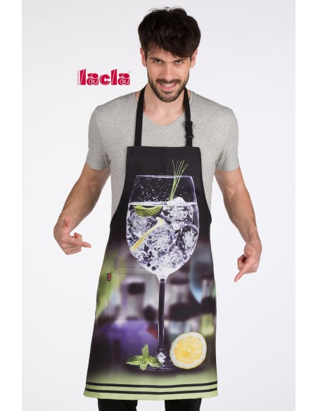 DELANTAL GINTONIC ESTAMPADO