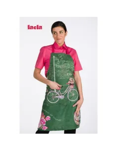 DELANTAL VINTAGE BICICLETA