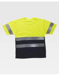 CAMISETA COMBINADA A.V 100% POLIESTER 2 BANDA PLATA 2