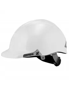 CASCO POLICARBONATO CON RULETA blanco