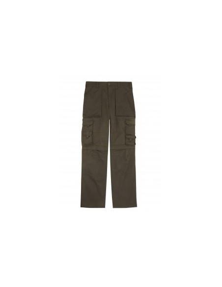 Pantalon multibolsillos con refuerzo de tejido