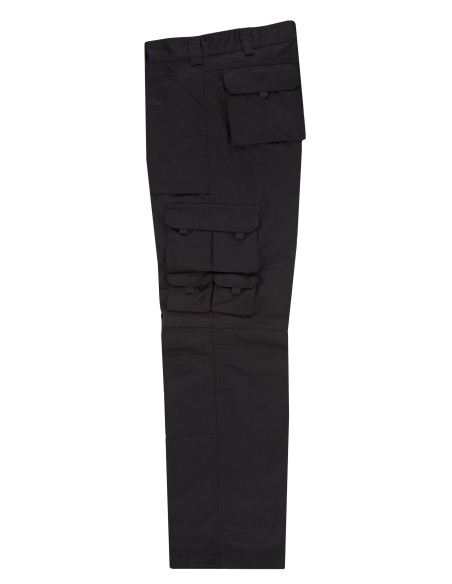 Pantalon multibolsillos con refuerzo de tejido