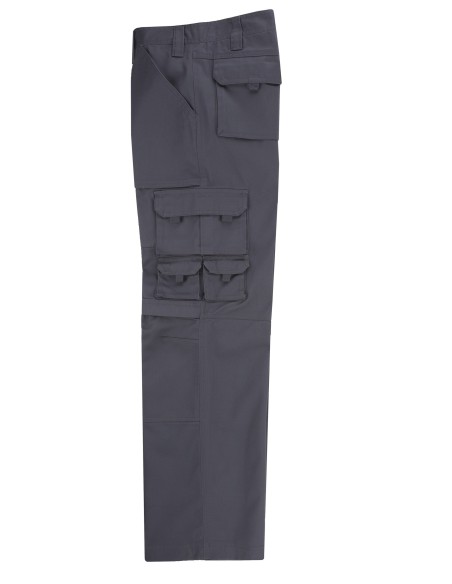 Pantalon multibolsillos con refuerzo de tejido