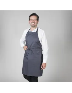 DELANTAL PETO Y BOLSILLO SARGA POLIESTER