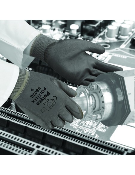 GUANTE POLY FLEX T-8