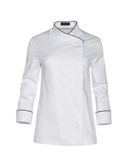 CHAQUETA COCINA ESPALDA TRANSP.SRA