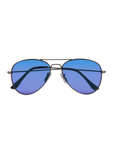 GAFA AVIATOR NEGRO LENTE SOLAR PC AZUL