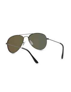 GAFA AVIATOR NEGRO LENTE SOLAR PC AZUL 2