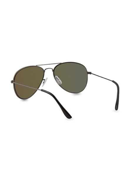 GAFA AVIATOR NEGRO LENTE SOLAR PC AZUL