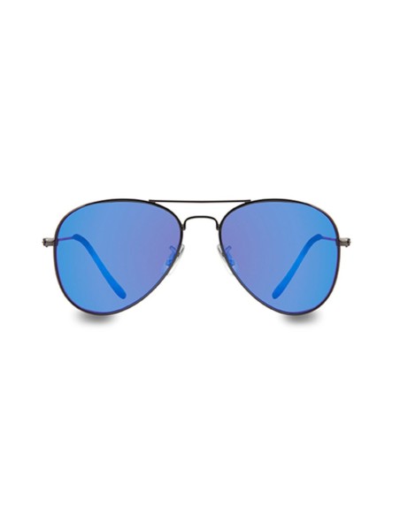 GAFA AVIATOR NEGRO LENTE SOLAR PC AZUL