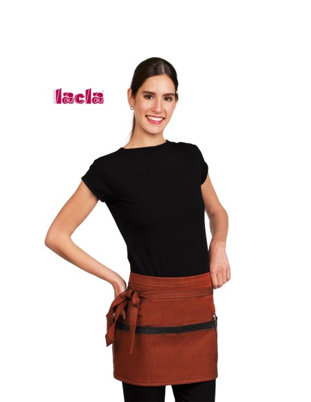 DELANTAL CORTO REVERSIBLE TEJANO