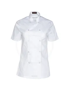 CHAQUETA COCINA SEÑORA M/C COSTADO TRANSPIRABLE 2