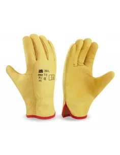 GUANTE CONDUCTOR FLOR VAC.AMARILLO