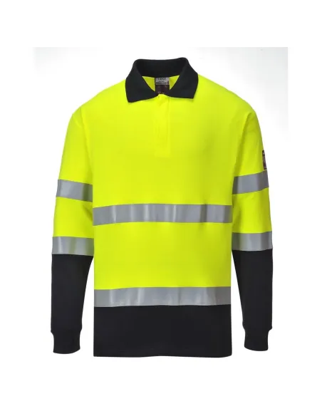 POLO BICOLOR IGNIFUGO Y ANTIESTATICO