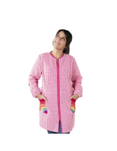 BATA MUJER C/CREMALLERA ARCOIRIS ANTIBACTERIANO