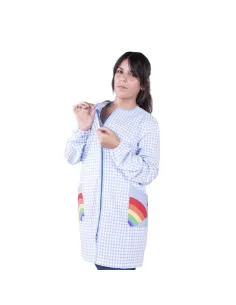 BATA MUJER C/CREMALLERA ARCOIRIS ANTIBACTERIANO 2