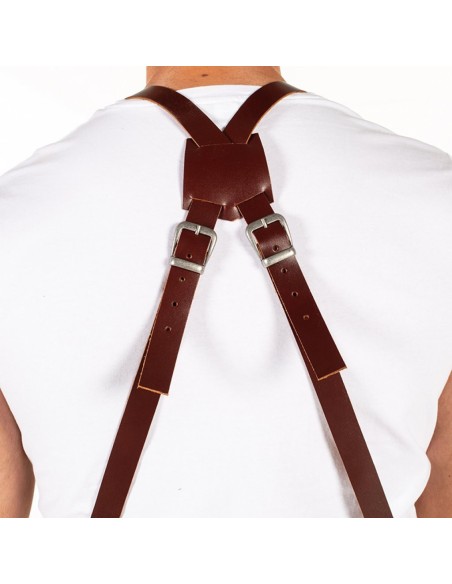 DELANTAL CON PETO COLORADO