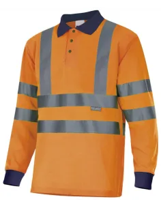 POLO BICOLOR ALTA VISIBILIDAD CLASE 2 M/LARGA 2