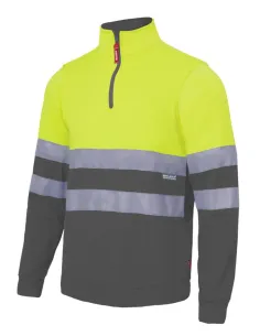 SUDADERA BICOLOR CON CREMALLERA A.V 2