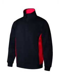 SUDADERA BICOLOR MEDIA CREMALLERA 2