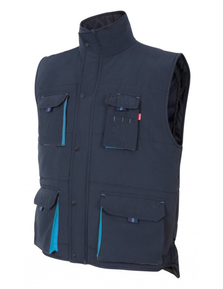 CHALECO ACOLCHADO BICOLOR