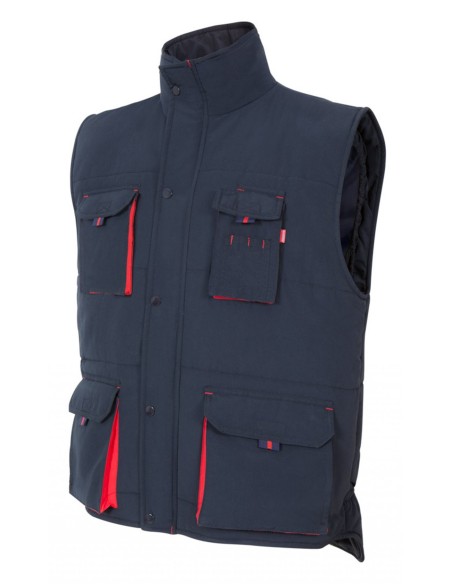 CHALECO ACOLCHADO BICOLOR