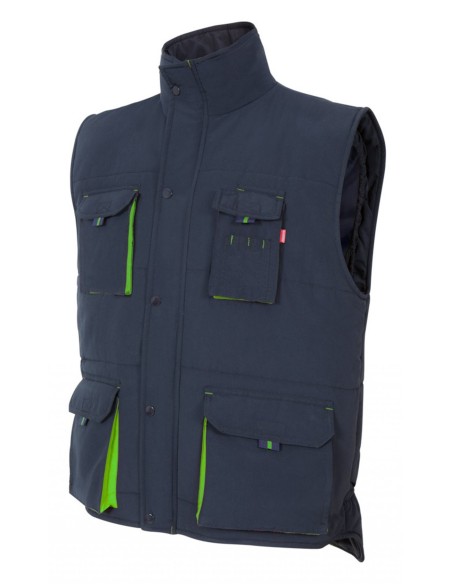 CHALECO ACOLCHADO BICOLOR