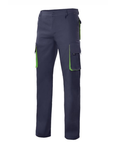 PANTALON BICOLOR MULTIBOLSILLOS