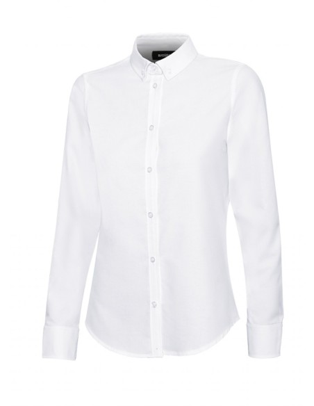CAMISA OXFORD MANGA LARGA MUJER