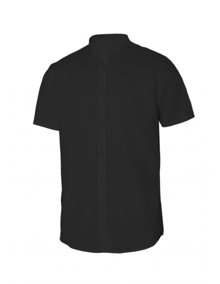 CAMISA CUELLO TIRILLA STRECH MANGA CORTA HOMBRE