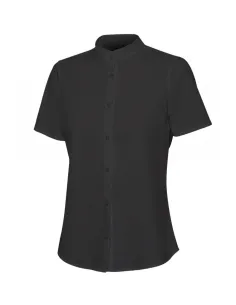 CAMISA CUELLO TIRILLA STRECH MANGA CORTA MUJER