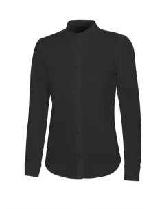 CAMISA CUELLO TIRILLA STRECH MANGA LARGA MUJER