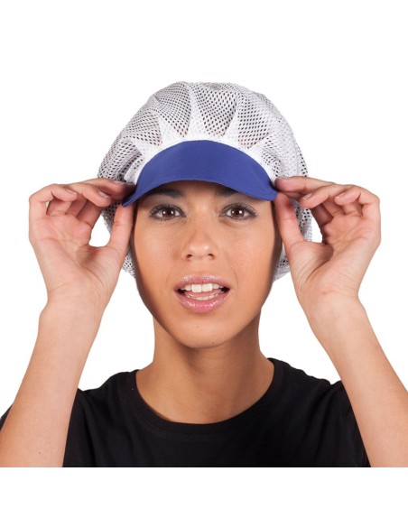GORRA REJILLA MUJER VISERA COLOR PACK DE 10