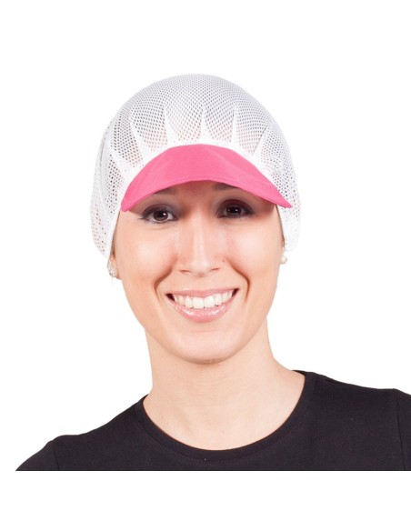 GORRA REJILLA MUJER VISERA COLOR PACK DE 10