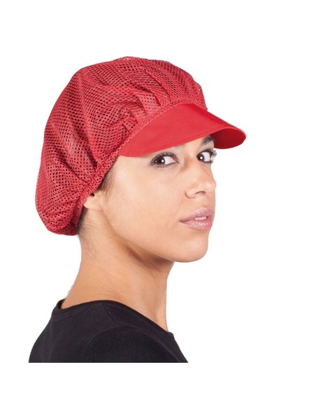 GORRA MUJER REJILLA Y VISIRA COLOR  (PACK 10 UNID)