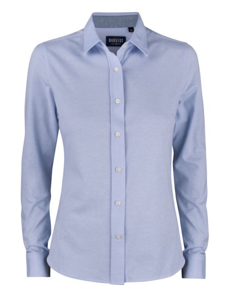 HARVEST BURLINGHAM WOMAN JERSEY SHIRT LIGHT BLUE