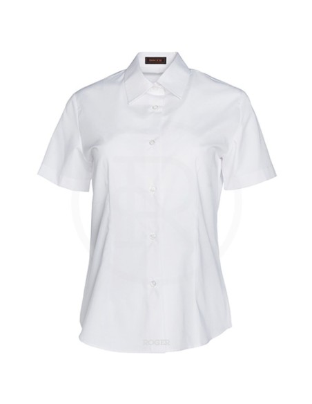 CAMISA SRA M/C CON PINZAS