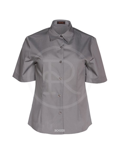 CAMISA SRA M/C CON PINZAS