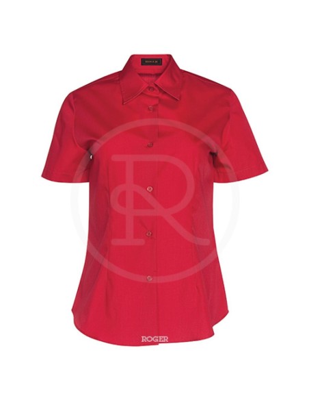 CAMISA SRA M/C CON PINZAS