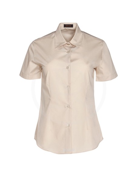 CAMISA SRA M/C CON PINZAS