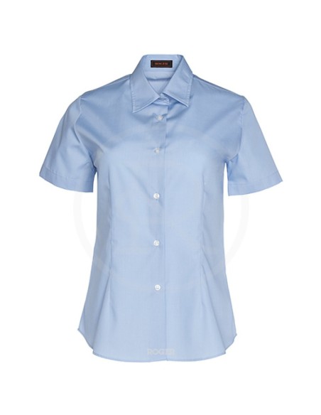 CAMISA SRA M/C CON PINZAS