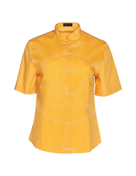 CAMISA SRA M/C CON PINZAS