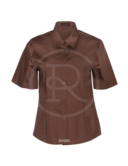 CAMISA SRA M/C CON PINZAS