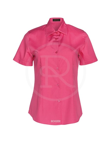 CAMISA SRA M/C CON PINZAS