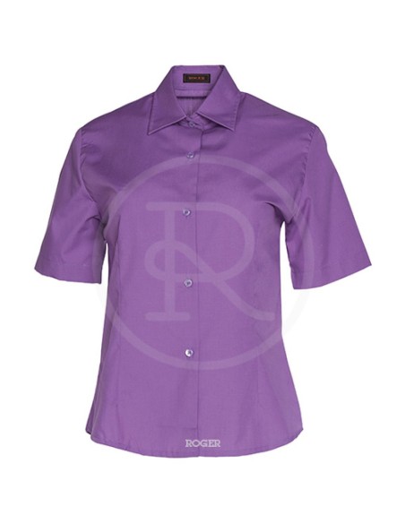CAMISA SRA M/C CON PINZAS