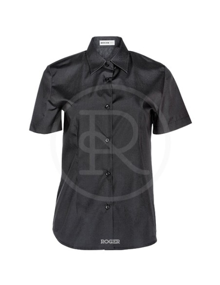 CAMISA SRA M/C CON PINZAS
