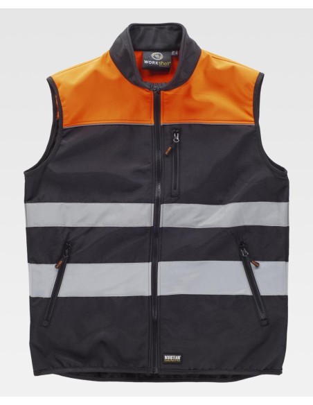 CHALECO WORKSHELL CON TEJIDO RISTOP