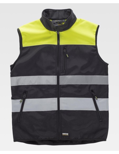 CHALECO WORKSHELL CON TEJIDO RISTOP