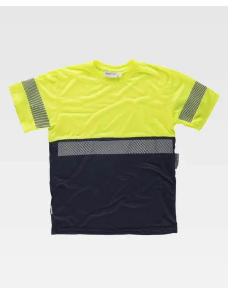CAMISETA COMBINADA A.V 100% P 1 BANDA SEGMENTADA