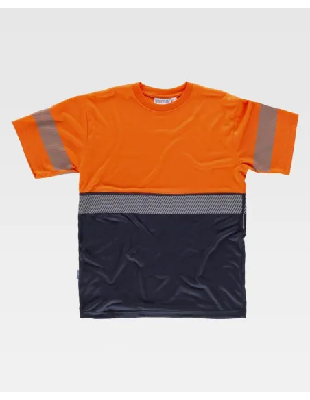 CAMISETA COMBINADA A.V 100% P 1 BANDA SEGMENTADA